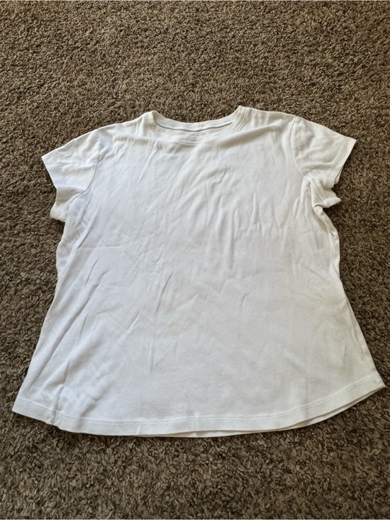 Talbots Tops - Talbots White Short Sleeve Crewneck Tee